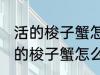 活的梭子蟹怎么蒸或者煮详细一点 活的梭子蟹怎么蒸