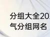 分组大全2022最新版的 高冷二字霸气分组网名