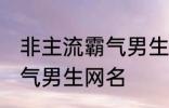 非主流霸气男生网名 好听的非主流霸气男生网名